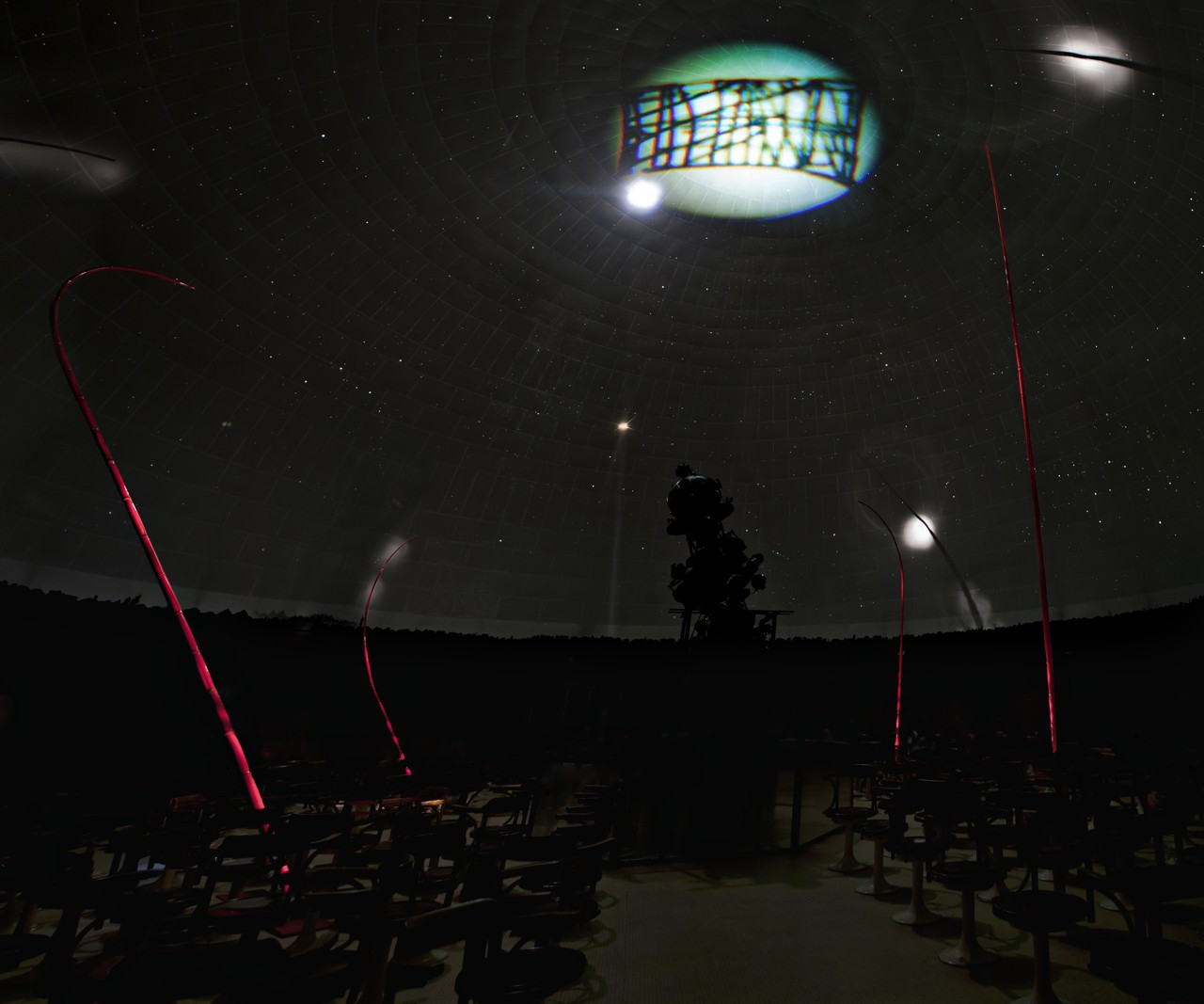 Marco Bagnoli, Rotazione apparente, 2011. Civico Planetario Ulrico Hoepli, Milano 2011.